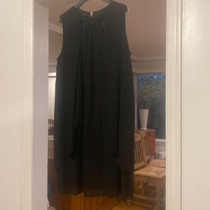 Overall tiered dress